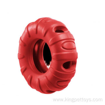 Natural Rubber Dog Chew Toy Hollow Ring